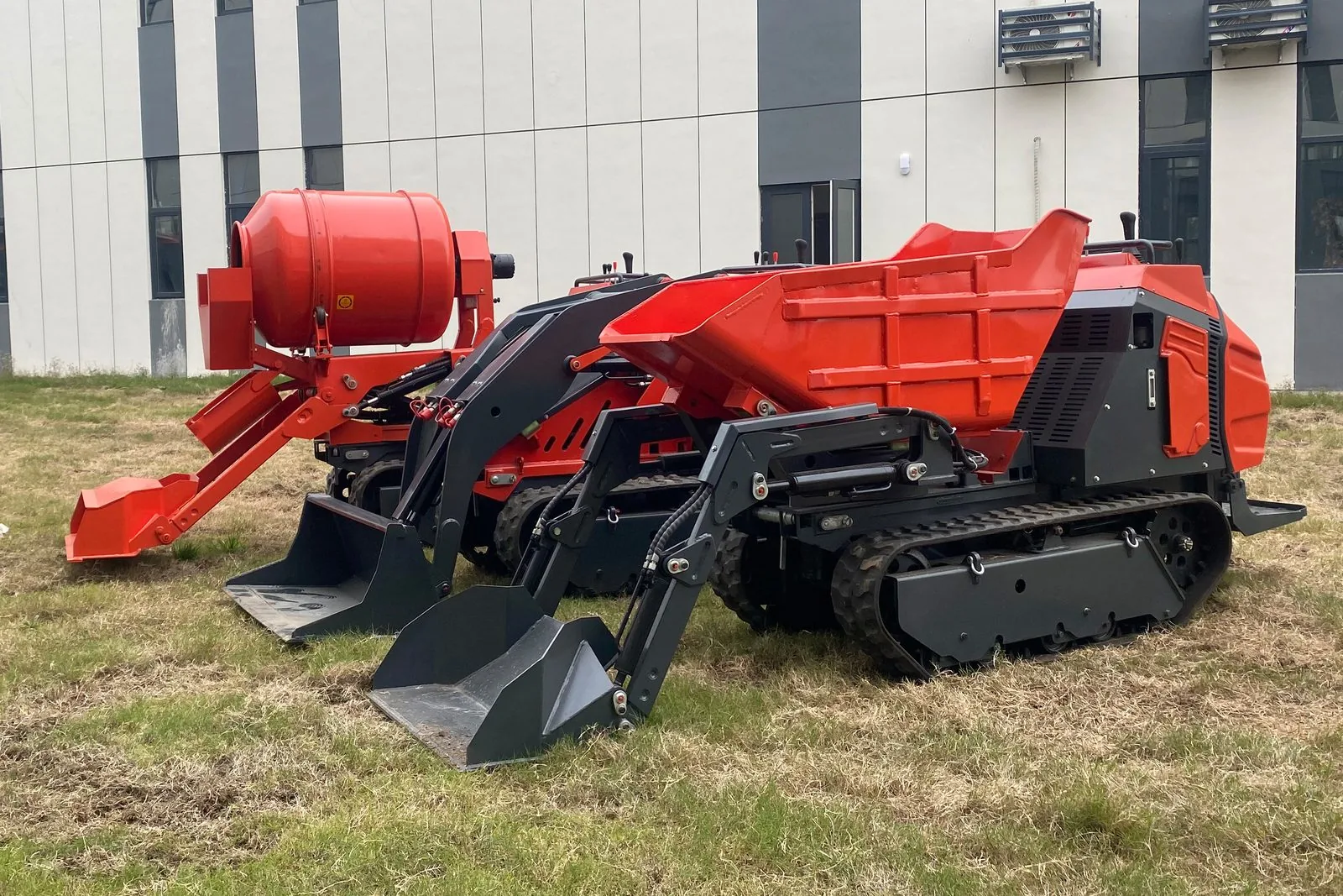C1200 agricultural crawler loader in multiple work configurations