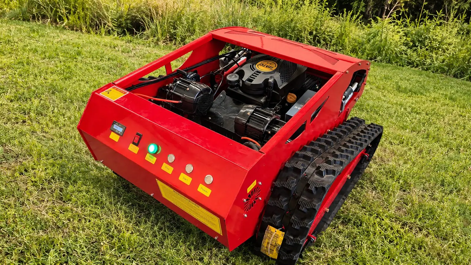 KORVA SH-1000B remote control flail mower control deck
