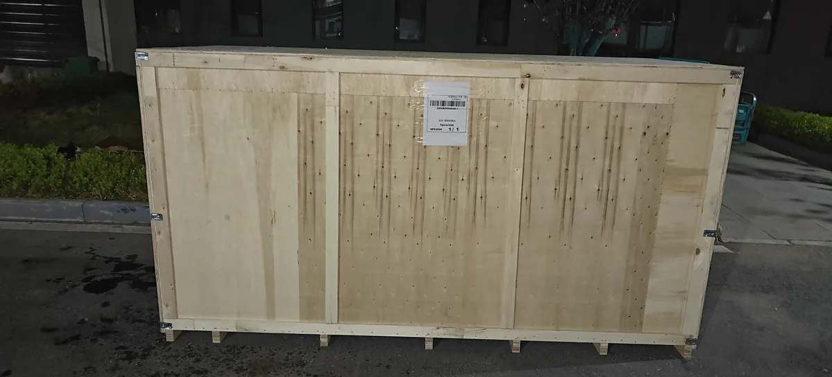 KORVA S750 wheel mini skid steer loader export wooden packing for overseas shipment