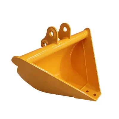 V bucket attachment for 1 ton mini excavator trenching work