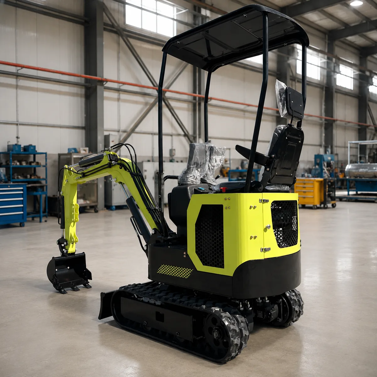 KORVA T10-1 small excavator back-left thumbnail