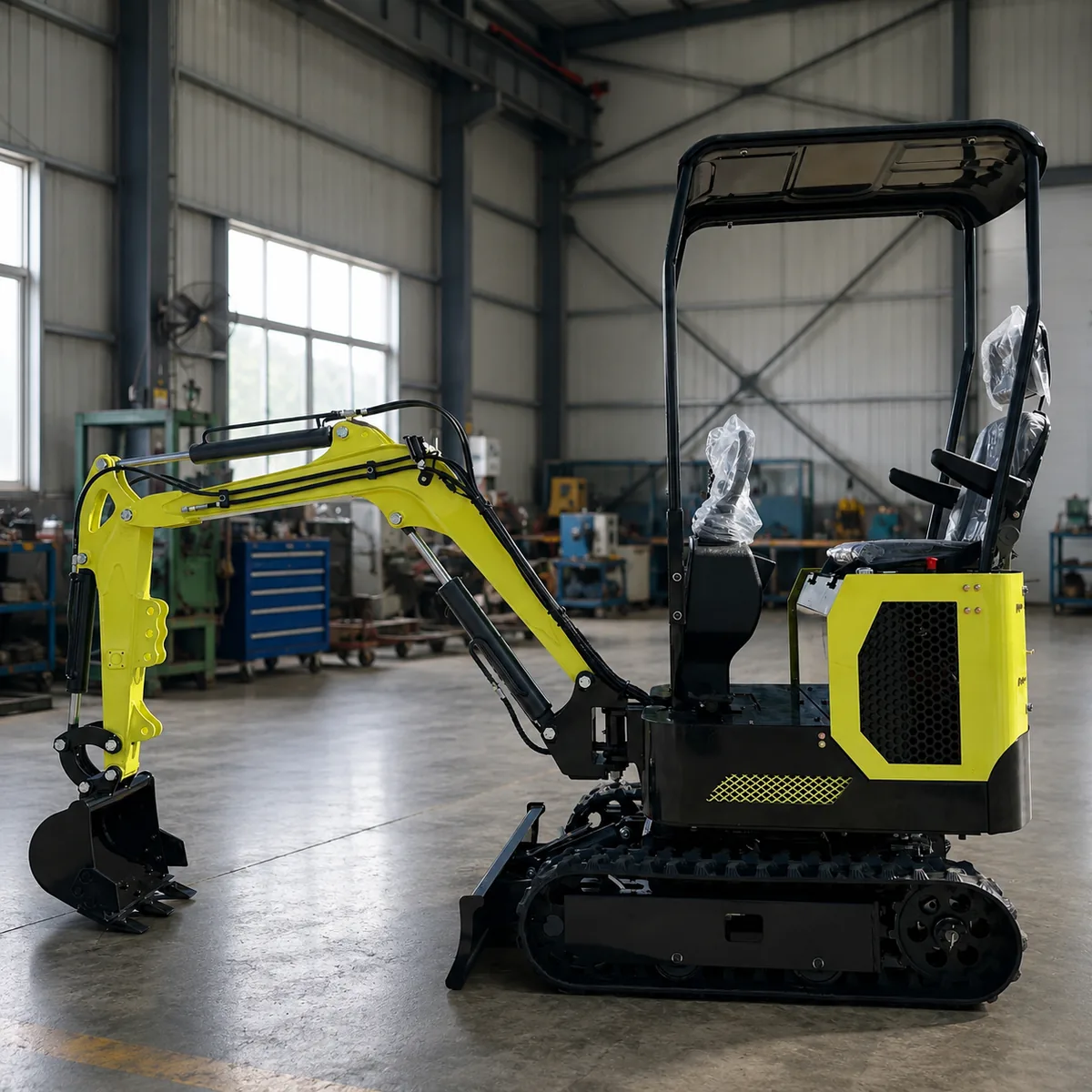 KORVA T10-1 mini digger right side thumbnail