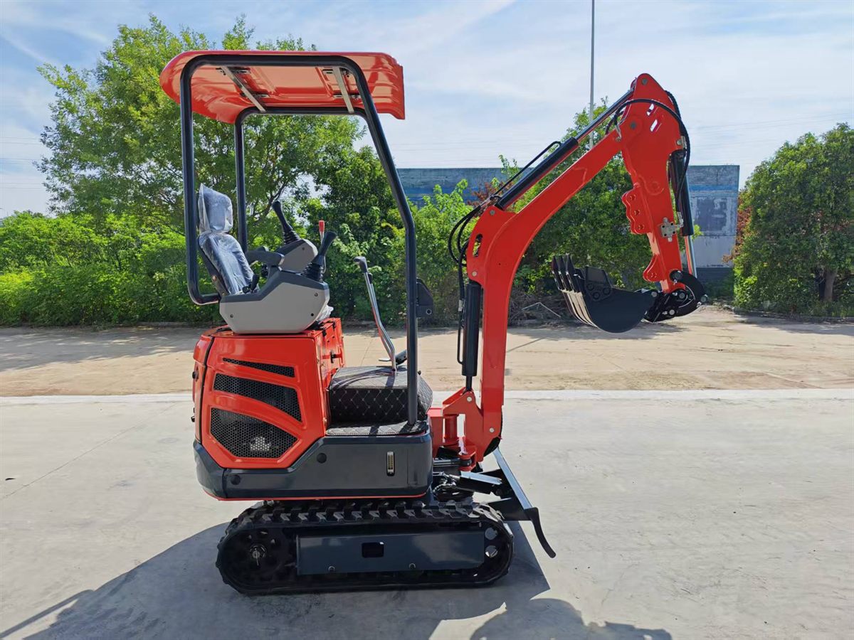 KORVA T12 mini excavator with bucket for backyard and trenching projects