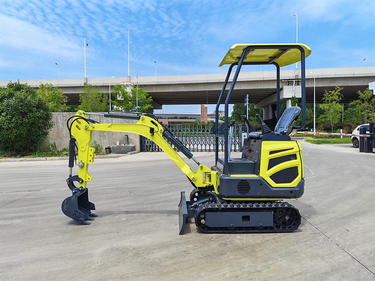 KORVA T12 compact mini digger with bucket for landscaping