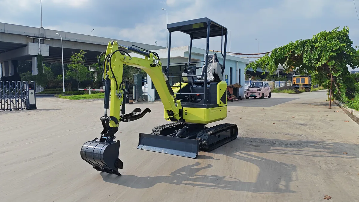 KORVA T20 2 ton class mini excavator for farm and landscaping work