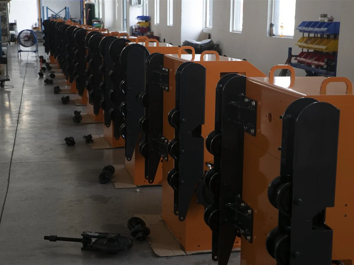 T360 compact loader machines arranged on the production line