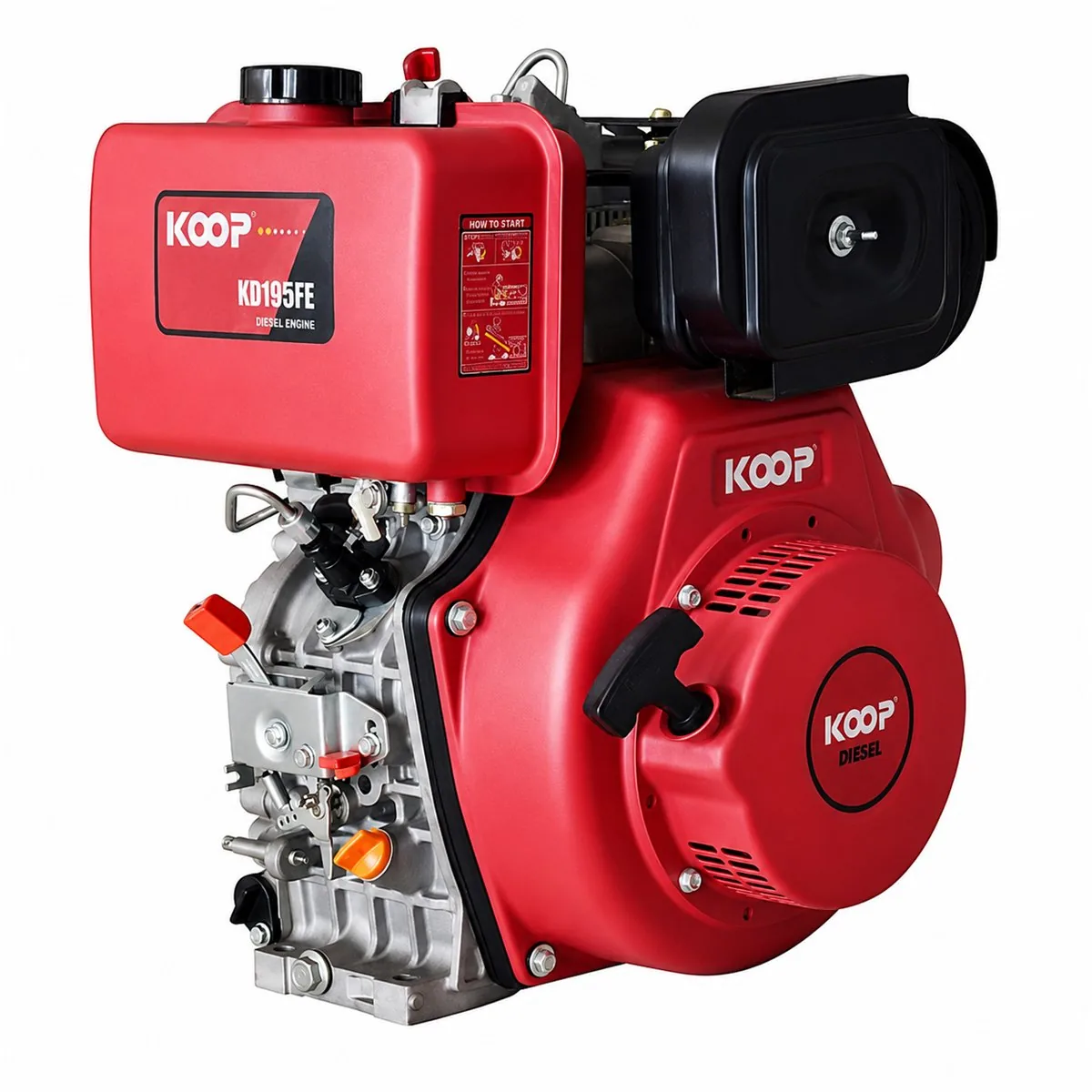 KOOP 195F 15HP diesel engine option for SH-LB remote control flail mower